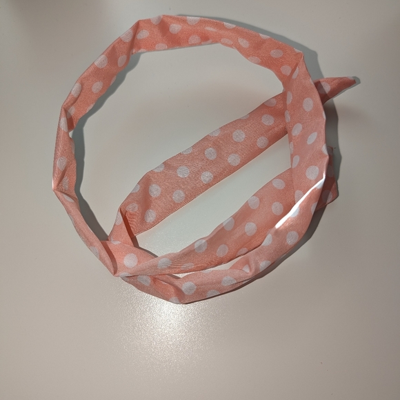 Pink sunglasses and headband polka dot barbie girly vacation adult accessory - Picture 10 of 10